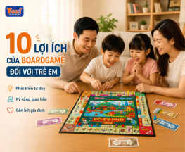10 Lợi ích của boardgame đối với trẻ em mà cha mẹ nên biết